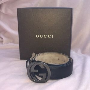 Gucci black belt